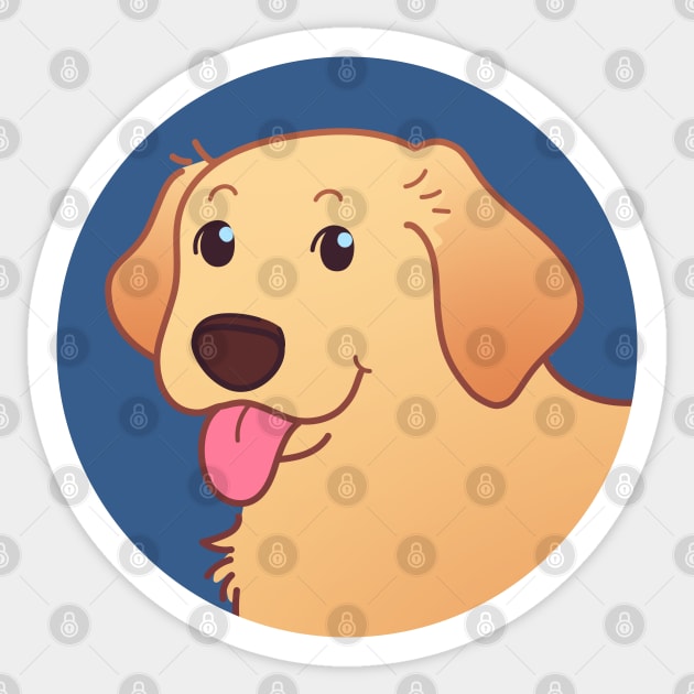 Yellow Lab Sticker by Abbilaura